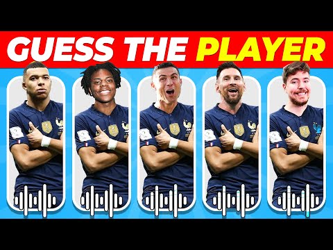 LIVE 🔴Guess Football Player, Character, Youtuber, Tiktokker by their SONG 💪🎶 CR7, Messi