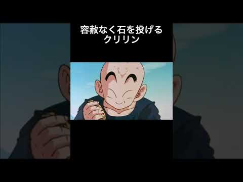 【ドラゴンボールネタ】容赦なく悟空に石を投げるクリリン#shorts