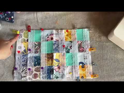 Look How Beautiful These scraps Transformed /DIY Patchwork Purse-Wallet Amazingly Easy Step By Step