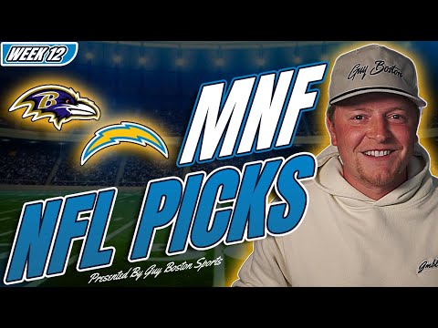 Ravens vs Chargers Monday Night Football Picks | FREE NFL Bets, Predictions and Player Props