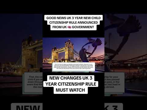 UK CITIZENSHIP IN JUST 3 YEARS? WHAT YOU NEED TO KNOW! #ytshorts #ukcitizenship