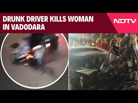 Vadodara Accident | On Camera, Drunk Driver Kills Woman In Vadodara, Screams "Another Round"