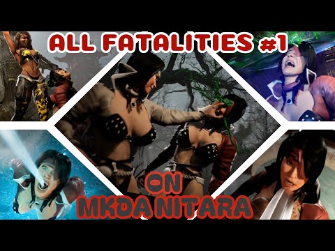 All Fatalities #1 Performed on MK Deadly Alliance Nitara - Mortal Kombat 1