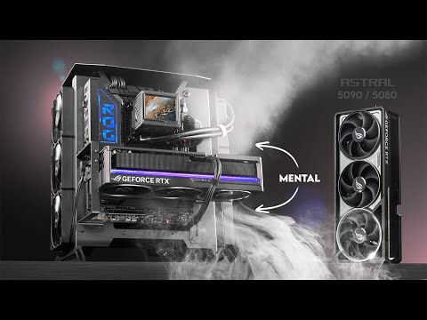 Airflow Visualised: ASUS ROG ASTRAL RTX 5090 / 5080 | Quad Fan GPU Cooling