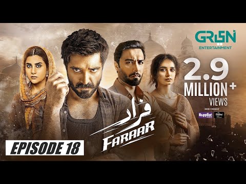 Faraar Episode 18 (Subtitles) 10th March 2025 - Hamza Ali Abbasi - Ahmed Ali Akbar - Sohai Ali Abro