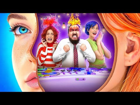 INSIDE OUT Emotions control me 🤣Crazy Story By ChiLaLa, 123 Go! & La La Life💖