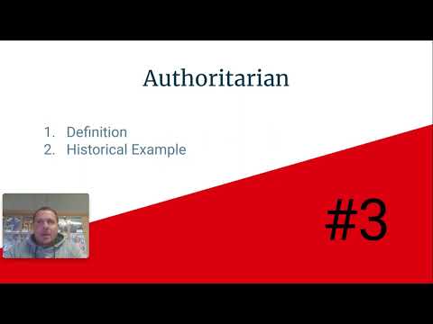 EOC Review: Authoritarian