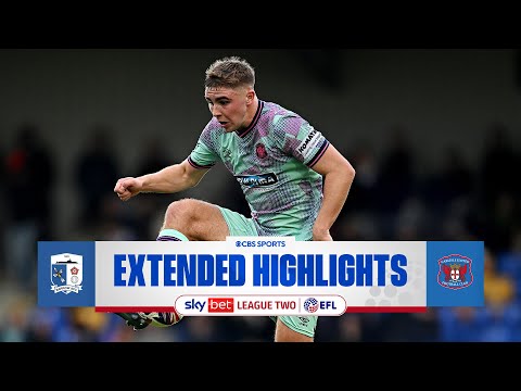 Barrow vs. Carlisle United Extended Highlights | EFL League Two | CBS Sports Golazo - Europe