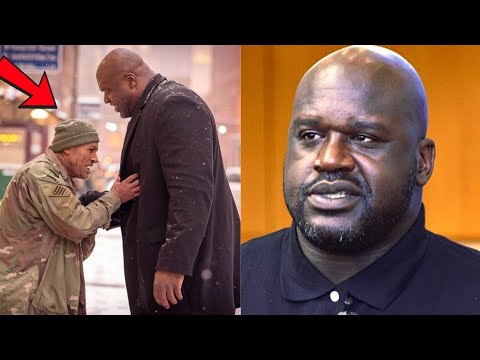 Homeless Veteran Breaks Down When Big Shaq Offers Him a Job.