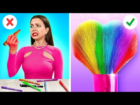 SUPER HACKS TO UPGRADE YOUR ART SKILLS ||Genius Ideas and Tips for Crafty Parents by 123 GO!