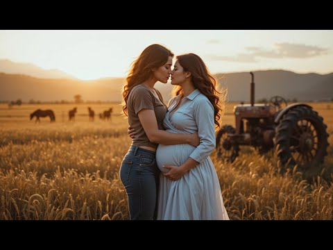 A Farmer's Kiss for Her Pregnant Love