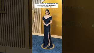 Selena Gomez arrives at the SAG Awards 2025❤️‍🔥 #selenagomez #sagawards #sagawards2025 #fyp