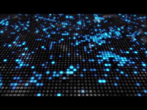 Stock Market Blue Display Panel Changing Data | 4K Relaxing Screensaver