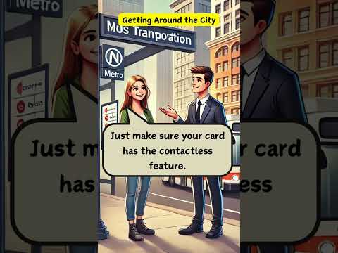 GETTING AROUND THE CITY - ESSENTIAL TRANSPORTATIONS PHRASES IN ENGLISH! #getting #around #city #100k