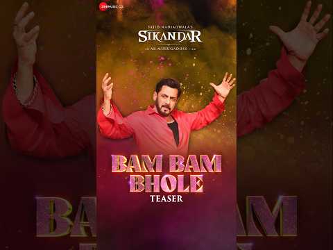 Sikandar ka Jashn, Holi ka rang! 🌈💃🏻#BamBamBhole Song Out Tomorrow at 1:11 PM! #shorts