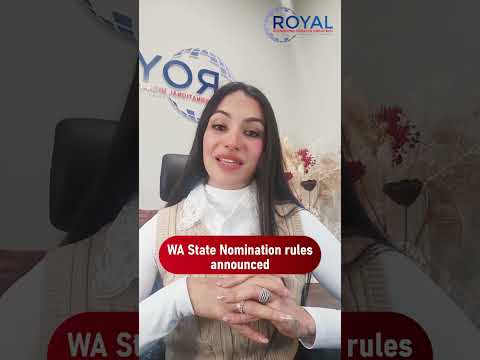 WA state nomination announcement #royalmigration #sydney #adelaide #visaexperts