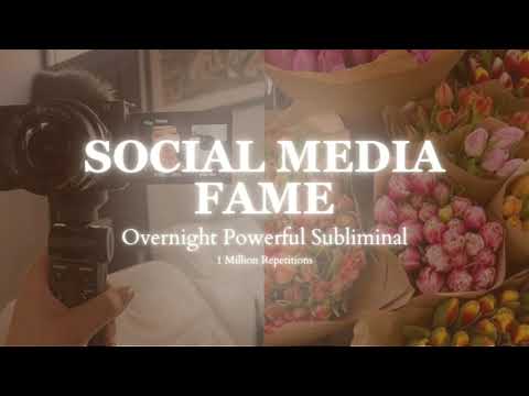 [POWERFUL] Manifest Social Media Fame - Powerful Overnight Subliminal With 1 Million Repetitions