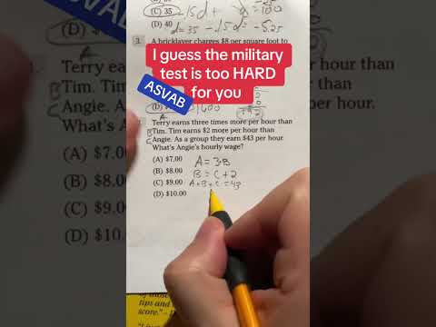 ASVAB Arithmetic Reasoning Practice Problem of the Day4 #asvab #arithmeticreasoning #afqt #military