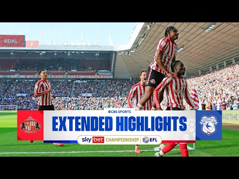 Sunderland vs. Cardiff City: Extended Highlights | EFL Championship | CBS Sports Golazo