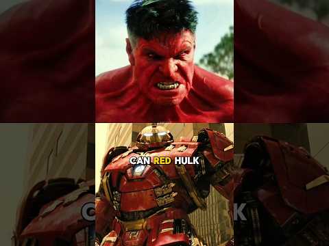 Can Red Hulk Defeat The Hulkbuster Armor? #marvel #captainamericabravenewworld #redhulk