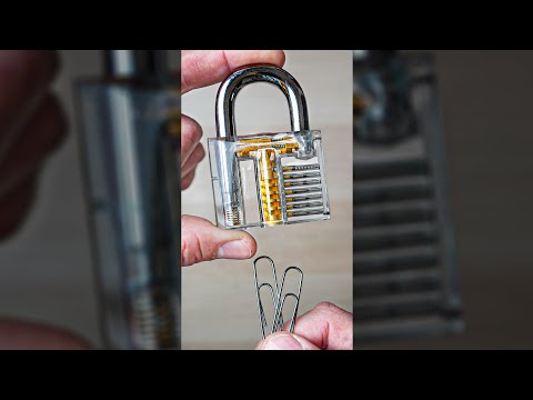 I learned to Open a Lock with Paperclips