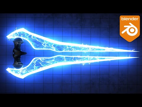 Blender Tutorial - How to Create an Energy Sword