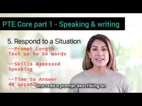 Mastering Task -5. Respond to a Situation. | PTE Core Exam Pattern | Part -1 Speaking & Writing