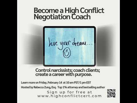 🚀 Want to Become a Certified High Conflict Negotiation Coach?