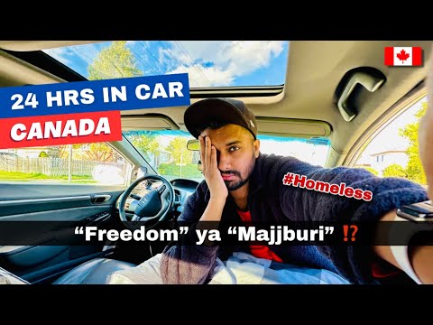 Living in My Car for 24 hrs in Canada 🇨🇦