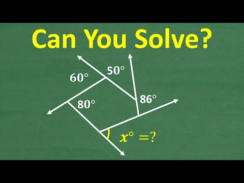 Five Intersecting Lines! Can You Find the Missing Angle?