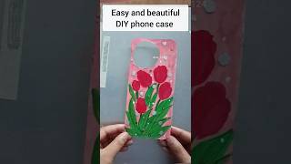 Beautiful DIY phone cover painting #shortsfeed #shorts #painting #diy #youtubeshorts #phone #viral