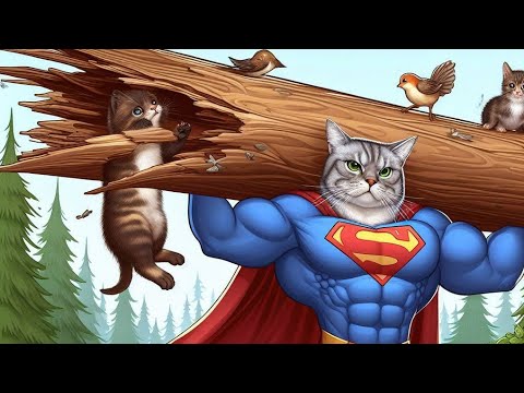 Adorable Cat Rescue From Danger to Safety | Tiny Hero | A Cute Cat's Rescue Story, #kitten #story