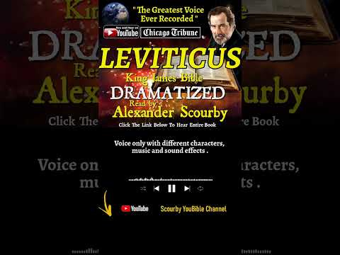 3~Book of Leviticus Short | Scourby | DRAMATIZED | God is Spirit, Truth & Love #youtubeshorts