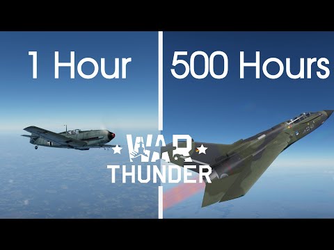 I Played 500 HOURS of War Thunder and got to TIER VIII