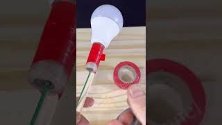 DIY Light Bulb Rocket #shorts