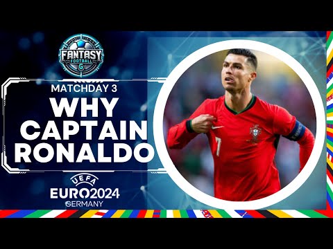 Matchday 3 Team Selection and Captaincy | Cristiano Ronaldo Prediction | Euro 2024 Fantasy Football