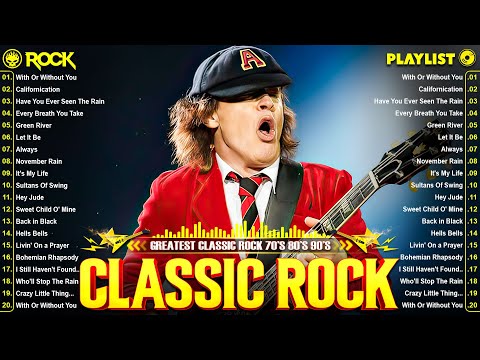 Best Classic Rock Songs 70s 80s 90s ⚡ ACDC, Pink Floyd, The Rolling Stones, The Who, Black Sabbath