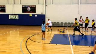 Griffin Murphy (2017) nails an NBA range three at Thad Young Camp