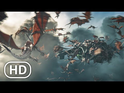 Warhammer 40K Space Marine 2 - Tyranid Invasion Scene (4K ULTRA HD)