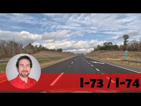 Driving I-73 / I-74 | Rockingham Bypass [Exit 306 on US 74 to Exit 33 onto NC73]