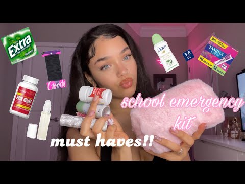 emergency kit for school💄 || 2023 back to school guide for girls