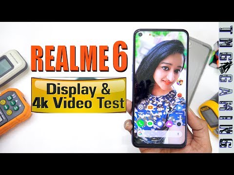 Realme 6 - 4K Video & Display Test