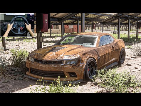 Rebuilding Chevrolet Camaro Z/28 Forza Horizon 5 Logitech G29 Stering Wheel Gameplay