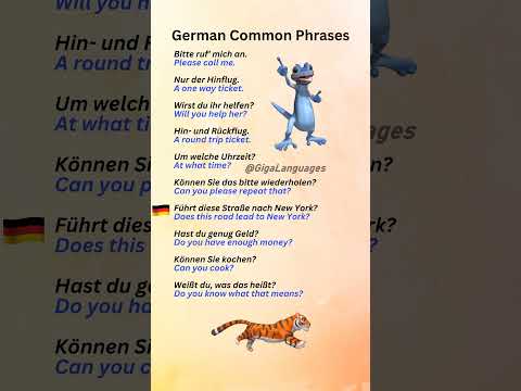 German Common Expressions Part 14 #LearnGerman #GermanPhrases