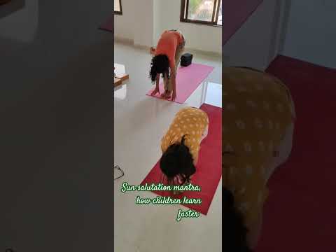 #yoga #sun salutation on ratha saptami, celebrating sun god