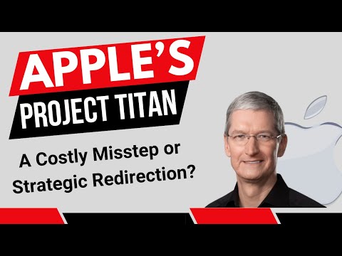 Apple's Project Titan | A Costly Misstep or Strategic redirection | Apple Car project cancelled