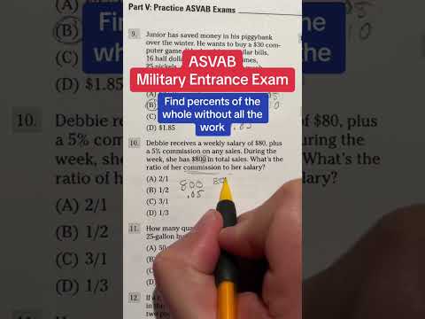 ASVAB Arithmetic Reasoning answers walkthrough 10