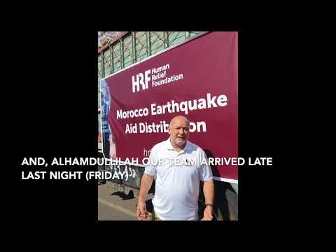 HRF Morocco Earthquake aid delivery to Amizmiz | September 2023