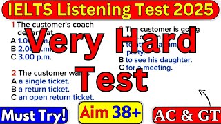 DIFFICULT IELTS LISTENING TEST 22 MARCH 2025 WITH ANSWERS | IELTS | BC & IDP