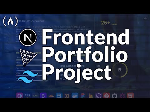 Front End Portfolio Website Tutorial – Next.js, Three.js, Tailwind CSS